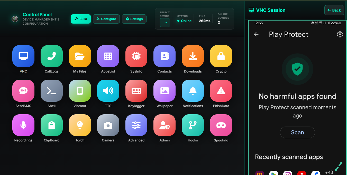 Android rat with gui no port forwarding